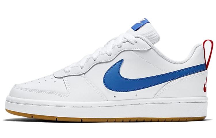 

Nike Court Borough Low 2 White Blue Red GS BQ5448-109 38.5