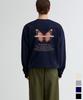 NANDE Butterfly Print Oversized Sweatshirt 4 Colors