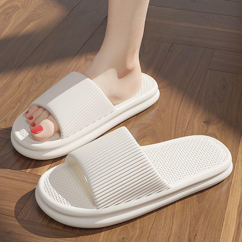 Móda Léto Pár Protiskluzové Ploché Skluzavky Pružné Tenké Sandály na mořské pobřeží Muži Ženy Ležérní Pantofle Dámské Domácí Sálové žabky