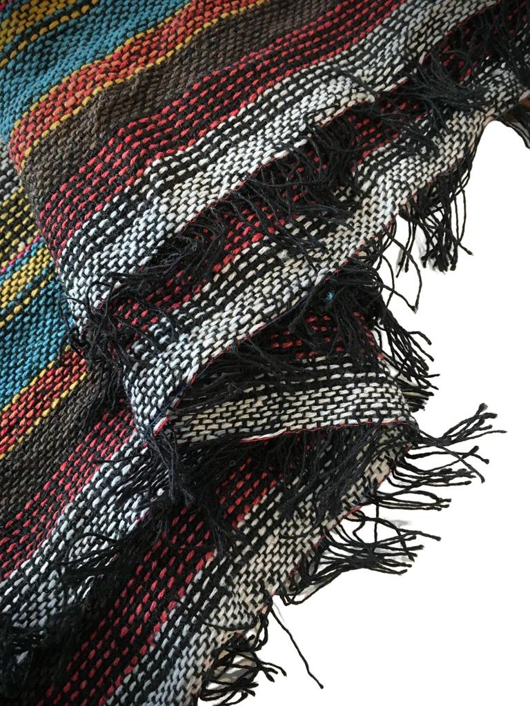 Mexican Dobby Ethnic Native American Ortega Craft Handmade and Other Projects Fabric, Remnants, Pattern, Design, Supplies, Tablecloths, Bags,