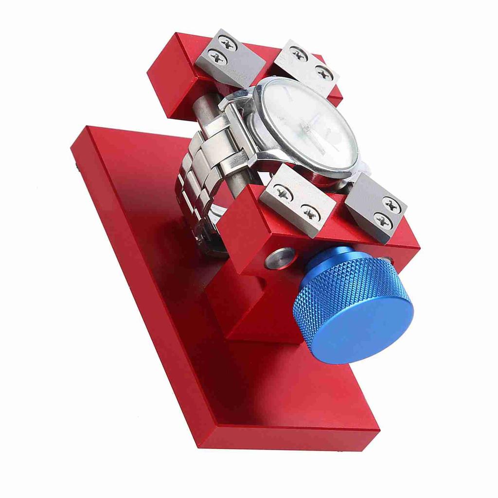 Red  Silver Watch Bezel Removal Tool Workbench Back Case Opener Tool