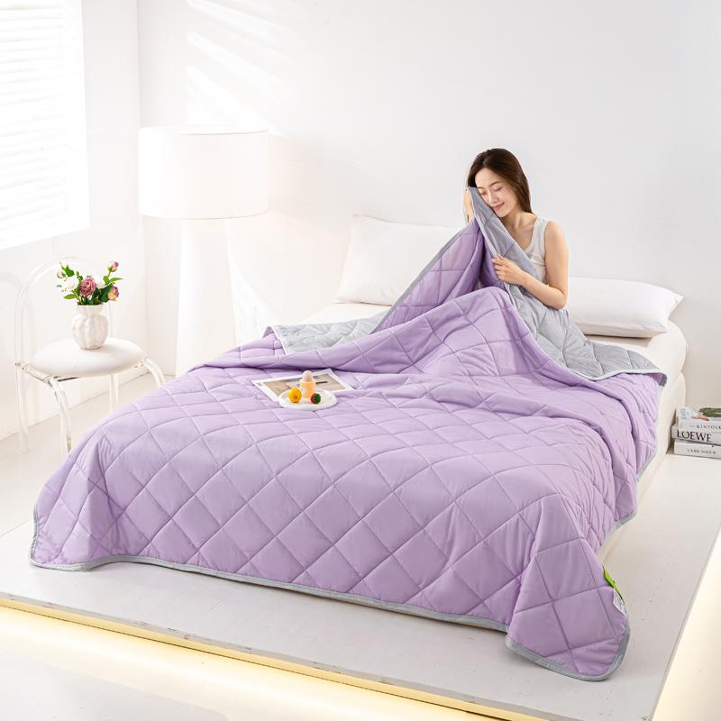 

Охлаждающее одеяло Leorate для кровати, мягкое одеяло для кондиционера, легкое охлаждающее летнее стеганое одеяло с двусторонним холодным и охлаждающим эффектом 70x100cmRandom Color