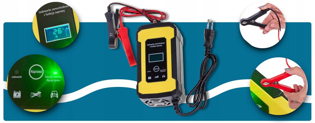 Automatic Rectifier With LCD Repair Function 12V 6A Battery Charger