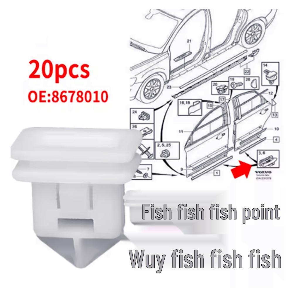 

Compatible with Volvo S40/S60/S80/S80L/C30 Door Skirt Beam Edge Protector Clip 8678010 Other