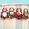 Adorable Christmas Hanging Decorations Featuring Santa Claus Snowman Reindeer And Bear Designs