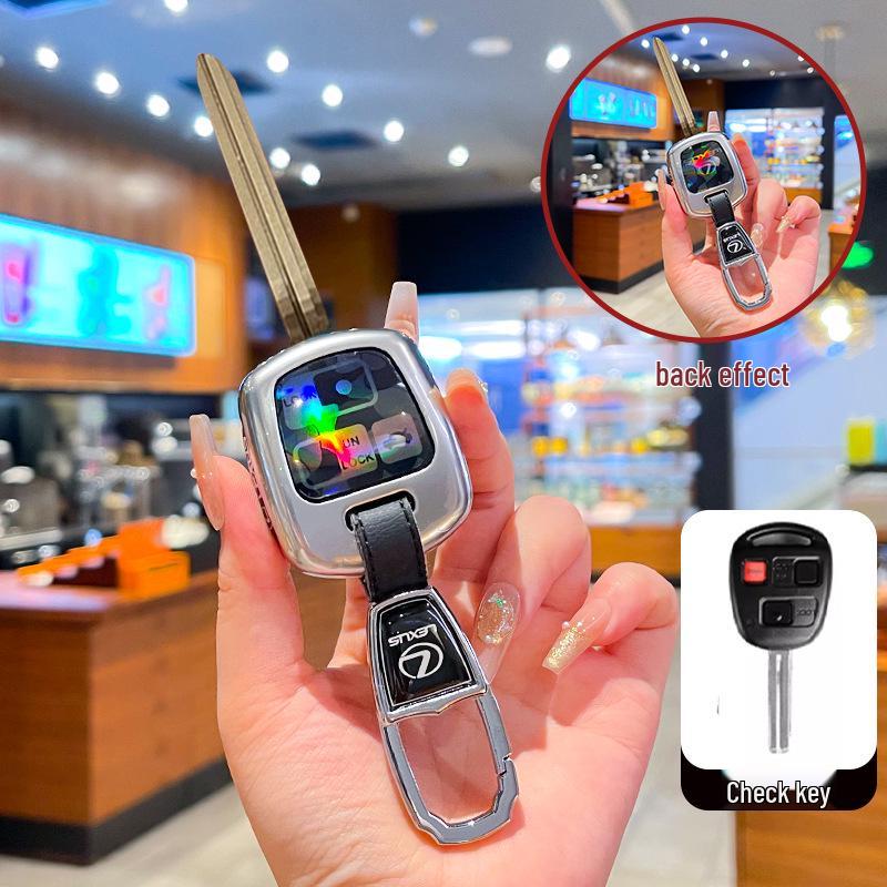 Compatible Lexus Key Case for RX330/IS400/IS200 with Metal Buckle