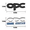 1pcs Car Accessories 3D Chrome Metal Emblem Car Body Fender Logo Stickers for OPC Opel Astra H G Insignia Zafira Corsa Vauxhall