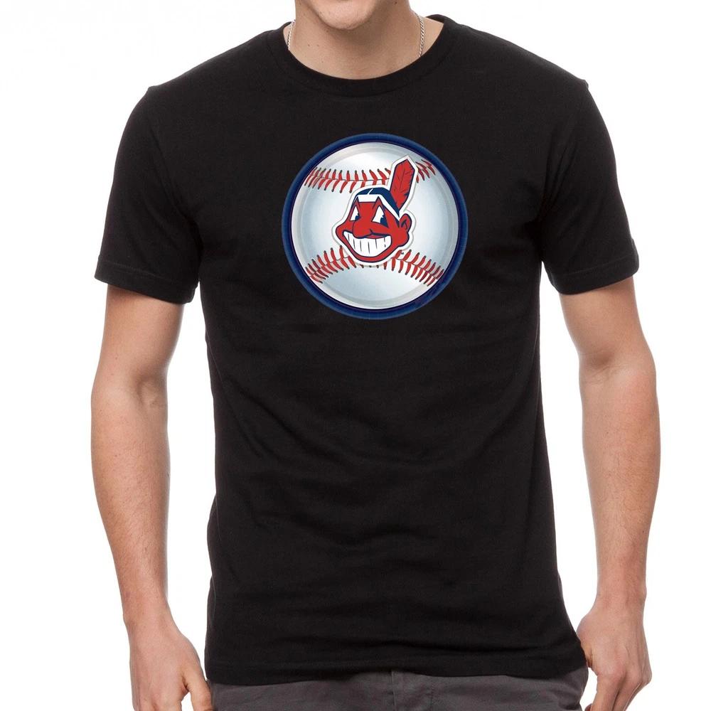 Cleveland Indians Logo Black Kids Tshirt 594 Kidshandmade S