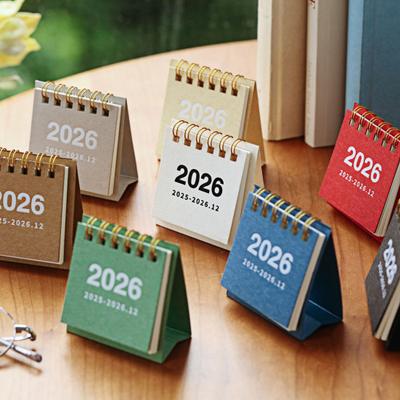 2 шт. Міні настільний календар Жовтень. 2025-грудень. 2026 14-місячний настільний планер