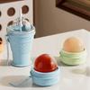 Silicone Foldable Ice Ball Cup Press Easy Demoulding Ice Ball Maker Mold  Travel Camping