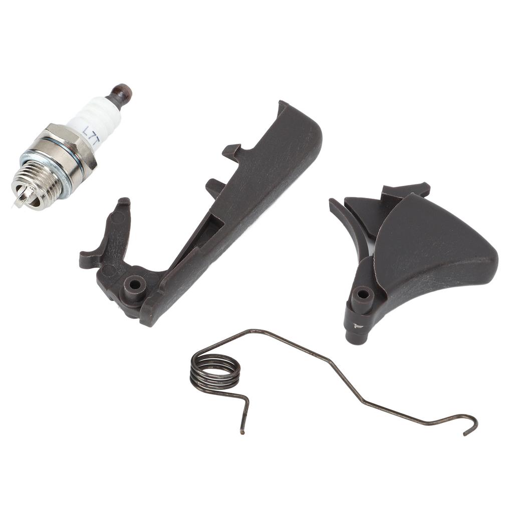 Benzin-Kettensäge Zündkerzen-Kit ABS Eisen Gashebel Zündkerze für Husqvarna 340 345 346XP 350 351 353 357XP 359