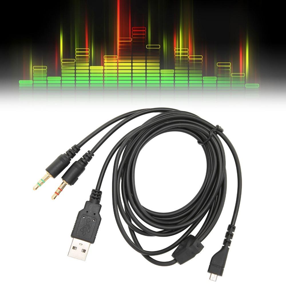 with Lighting 3.5mm Audio Jack Cord Gaming Headset Cable for SteelSeries Arctis Sound Enhancement