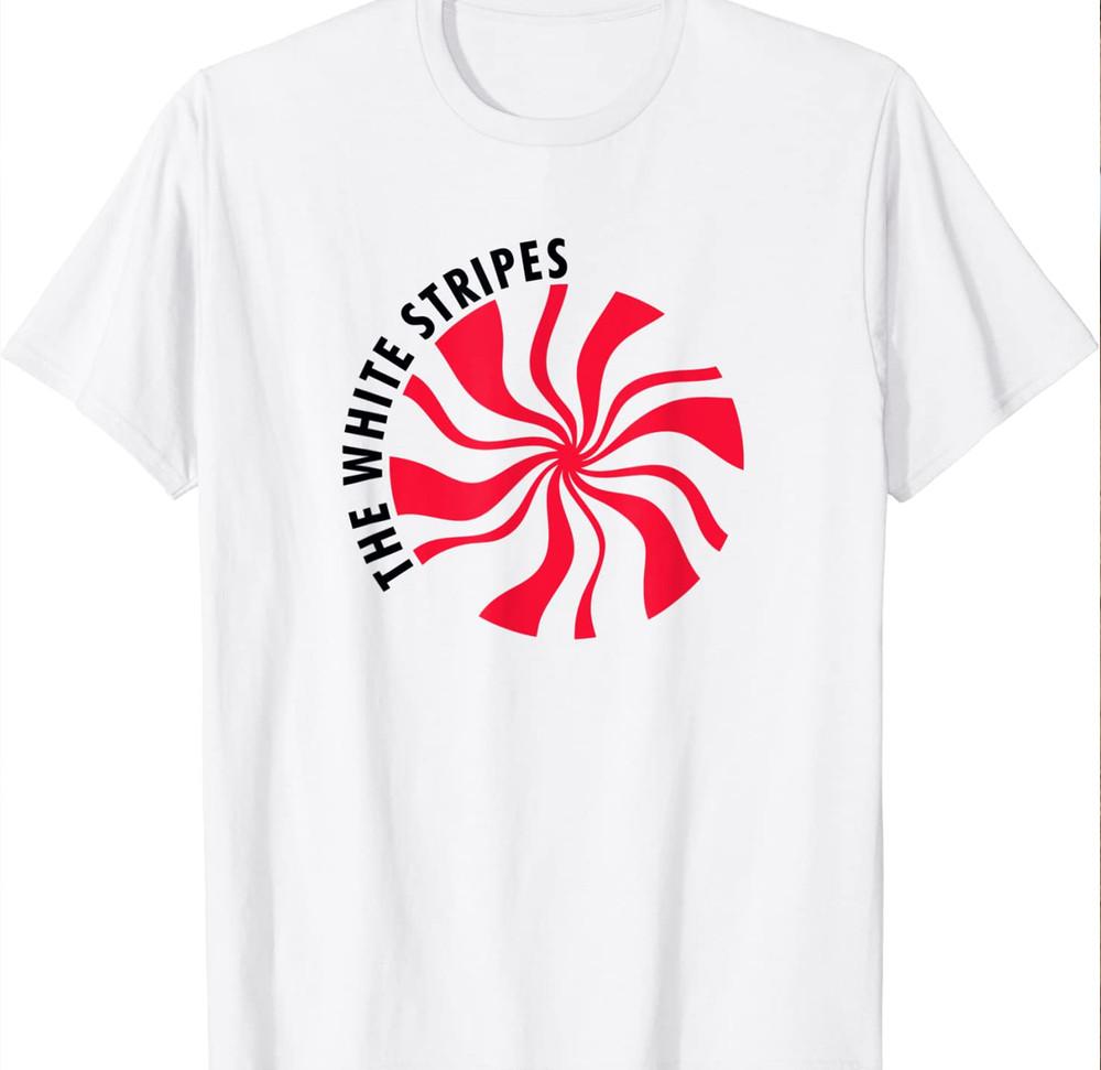 

Футболка группы The White Stripes Белый логотип Короткий рукав S - 5XL XX238 Унисекс XXL