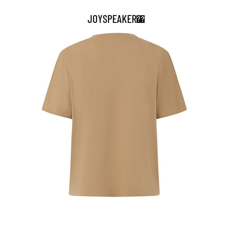 JOY SPEAKER Women's 2025 Summer Loose Fit Pure Cotton Short Sleeve T-shirt
