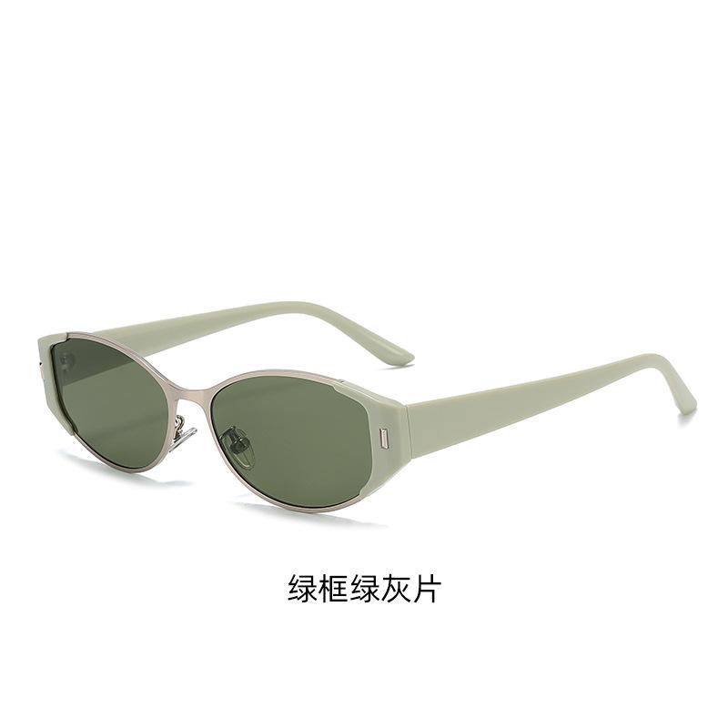 2026 New Metal Small Frame Cat s Eye Sunglasses Women s Fashion Versatile Premium Sensitive UV Protection Sunglasses