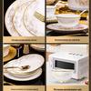 Jingdezhen Ceramic Dinnerware Set - Light Luxury Style