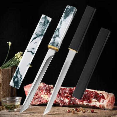 Stainless Steel Cleaver Meat Fruit Fish Knife Professional Kitchen Knives Hand Forge Boning Butcher Knife Utility Knife Tool