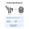 Universal Action Camera Mount Windshield Clamp For Motorcycles With 1cm Thick Silicone Pad And AntiShake Design