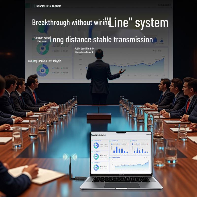 HDMI Wireless Extender: 50m One-to-Many Screen Mirroring Transmitter