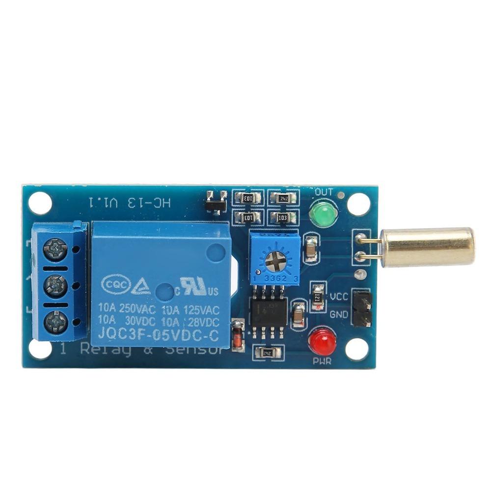 SW‑520 Tilt Sensor Module 5V Blue Wiring Terminal Tilt Angle Sensor 1 Channel Output 90 Degree Alarm Trigger Board