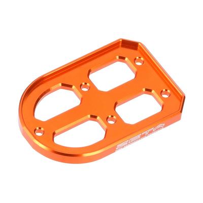 ZETA Adventure Foot Pegs Aluminum Base Orange ZE93-0903