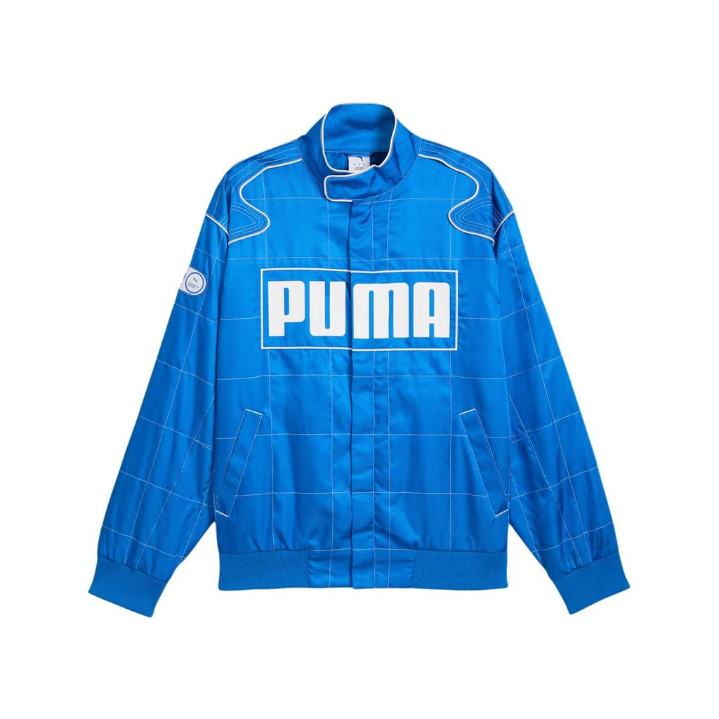 New PUMA ArchiveRELAXED FW24 SEASONAL Racer Jackets & Coats Unisex Blue 629914-58