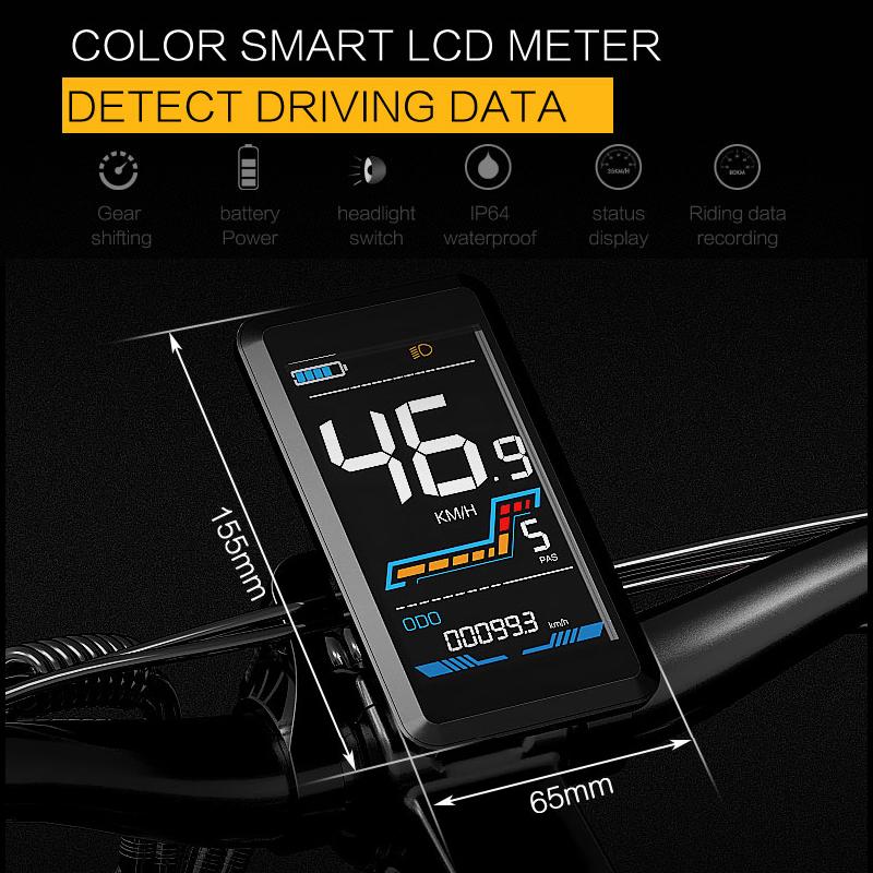 LANKELEISI RV800 Plus elektrikli bisiklet 750W motor 48V20AH pil 140 km hız e-bisiklet 26*4.0 inç büyük lastik yetişkin elektrikli bisiklet