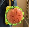 JIAERDI Cartoon Cheeseburger 3D Crossbody Bag Women Girls Cute Versatile Large Capacity Shoulder Purse Ladies Whimsical Handbag