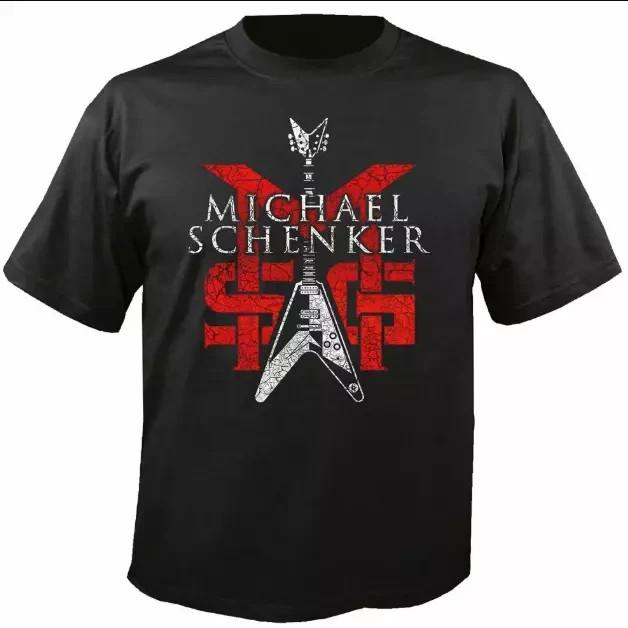 Michael Schenker GroupMSG Group Logo Black T-Shirt All Size Unisex T-Shirt M