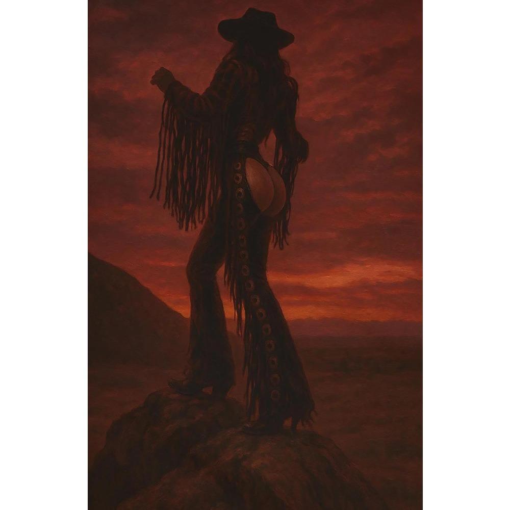 Cool Rustic Wild Western Cowboy Posters Competition Knight Modern Prints Canvas Painting Wall Art Picture Home Living Room Decor