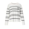 VISITINNEWYORK Lettering Point Striped Knit (Vz3Lk11)
