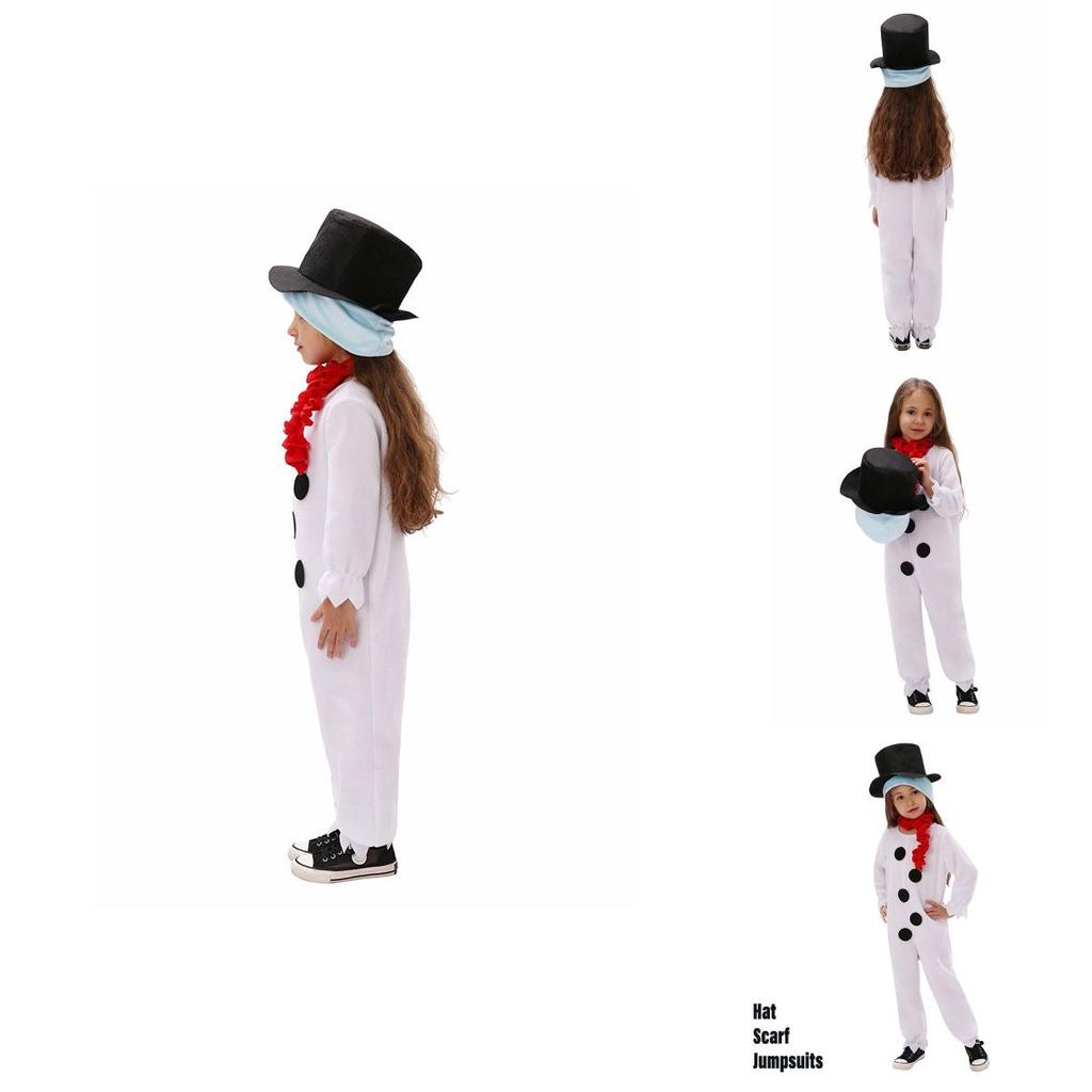 Frozen Snowman Olaf Cosplay Costume For Kids With Exquisite Workmanship**