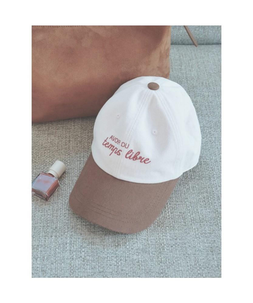 8seconds Cursive Color Block Ball Cap Light Pink