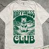 Quokka Shirt Happiness Club Vintage T Shirt, Unisex Cute Quokka Graphic Tee, Cute Animal Shirt, T Shirt Quokka Lover Cute Gift Girlfriend