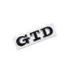BSH1 For VOLKSWAGEN VW GTI 3D Metal GTD Logo Car Rear Trunk Badge Sticker Front Grill Emblem For VW Polo Golf 4 5 6 7 GTD MK4 MK5 MK6 in2