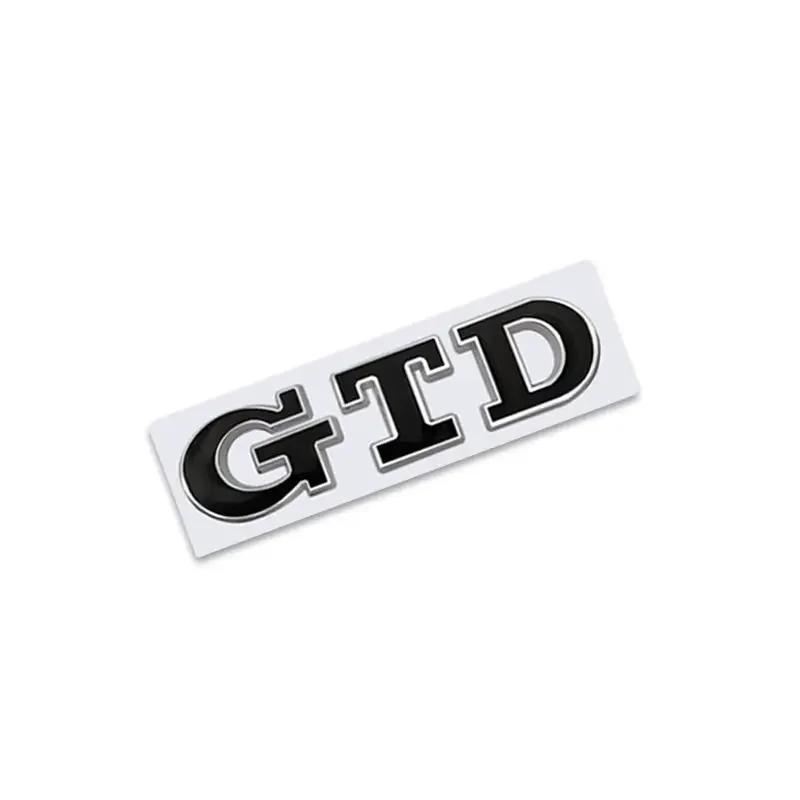 

2026 Hot For VOLKSWAGEN VW 3D Metal GTD Style Emblem - For Rear Trunk & Front Grill, Compatible with Select VW Polo/Golf MK4-MK7