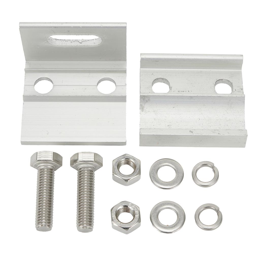 1pc PVSolar Panel Bracket Roof Standing Seam Clamp Aluminum Alloy Photovoltaic Panel Mounting Fixing Clamps Solar Power Parts