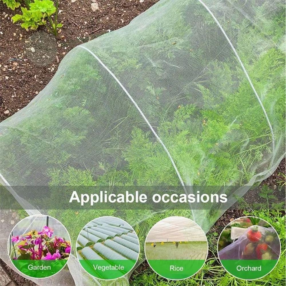60 Mesh Plant Insect Protection Net Cuttable Bird Barrier Screen Fruit Protective Netting Flower