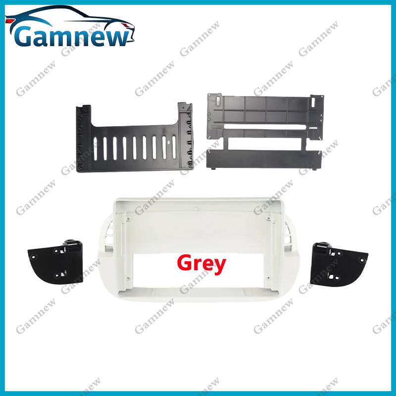 9 Inch Car Frame Cable Canbus Box Fascia Adapter Android Radio Dash Fitting Panel Kit For Fiat 500 2007-2015