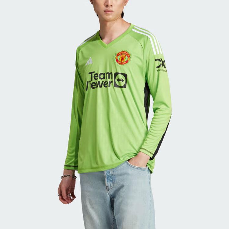Adidas Manchester United Tiro 23 Competition Long Sleeve Goalkeeper Jersey Men jersey Green IA7211