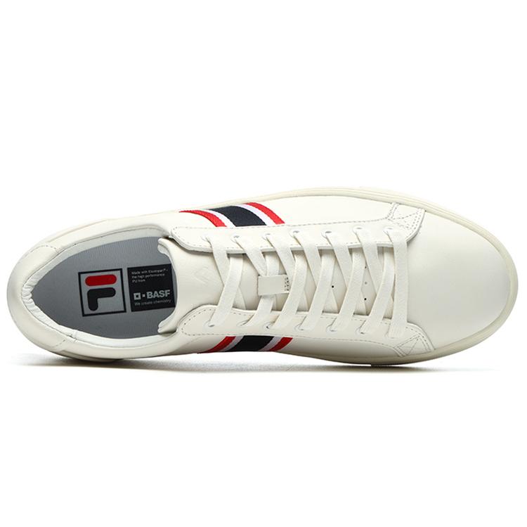 New FILA 1911 Court Leather 'White Red Black' F12M211201FSW