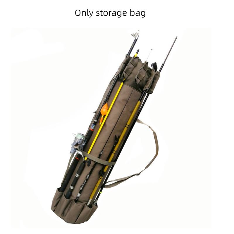Outdoor Capacity Large Oxford Cloth Fishing Rod Gear Storage Bag Accessory Gift