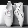 2025 Men's Lightweight Slip-On Leather Loafers - Spring/Autumn Business Casual Shoes with Soft Sole