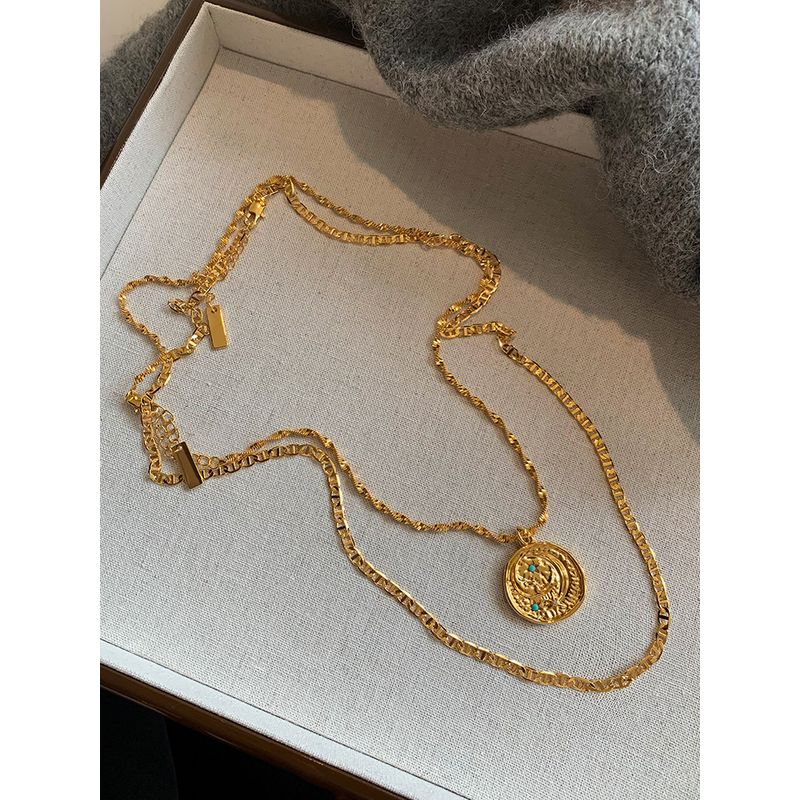 Niche Style Fashion Star Moon Female Accessible Luxury Clavicle Chain Gold Cake