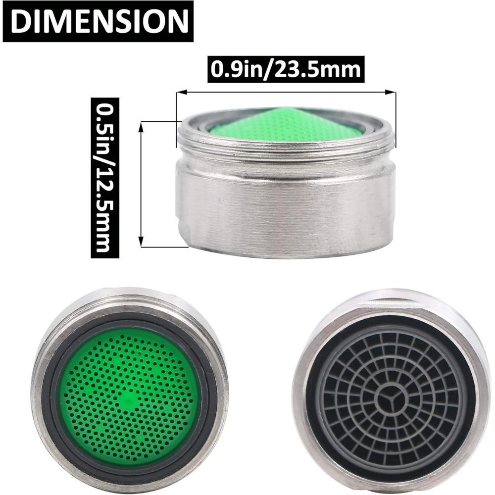 2 ks provzdušňovač baterie s vnějším závitem provzdušňovač kuchyňský dřez, filtr koupelnové baterie, běžná velikost, s těsněním do kuchyně, koupelny