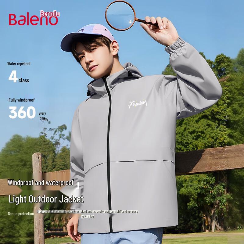 

Baleno Men s Fall Outdoor Hooded Utility Jacket 3XL
