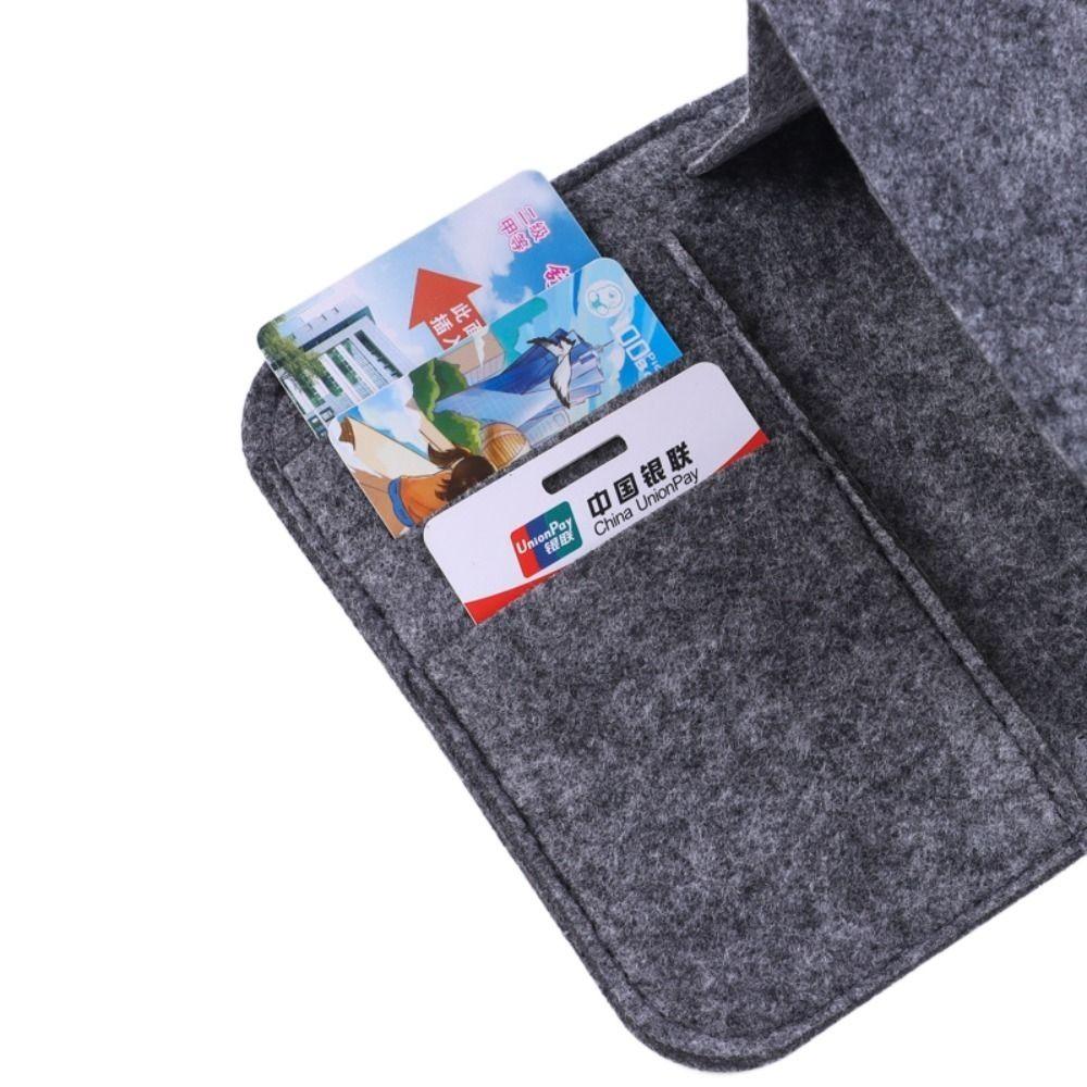 Tissue Holder Car Napkin Holder Sun Visor Tissue Box Sun Visor Card Storage Wool Felt Tissue Case