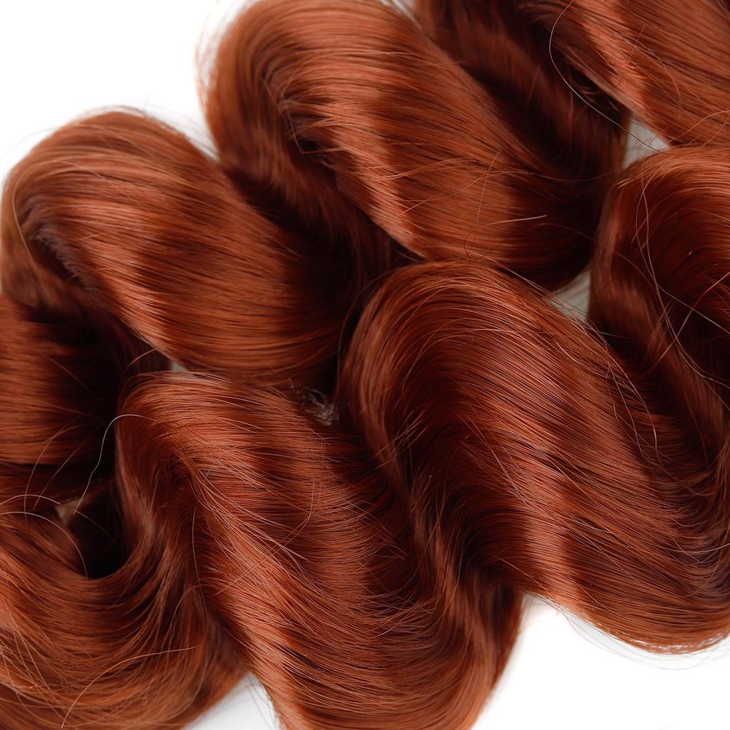 Short French Curly Crochet Hair Loose Wave Synthetic Braiding Hair Extensions for Black Women
