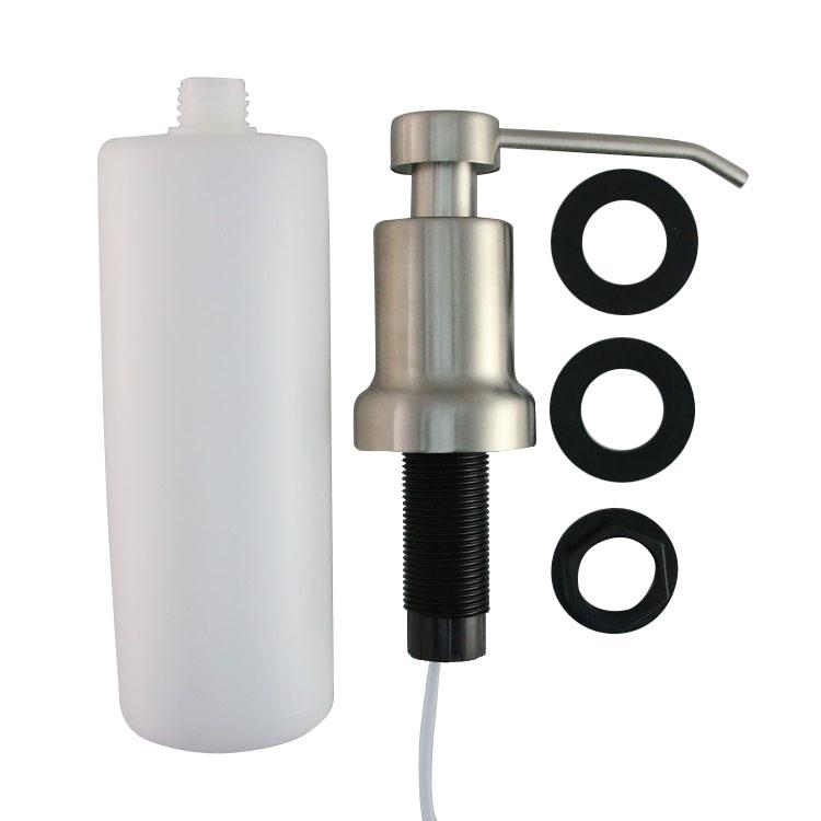 350ml Foam Hand Soap Dispenser In Stainless Steel Plastic 500ml Bottle for Kitchen Sink Soap Dispenser Manufacturer In China
