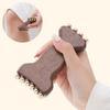Natural Wood Manual Facial Massager 20 Copper Bead Meridian Massage Comb  Skin Care